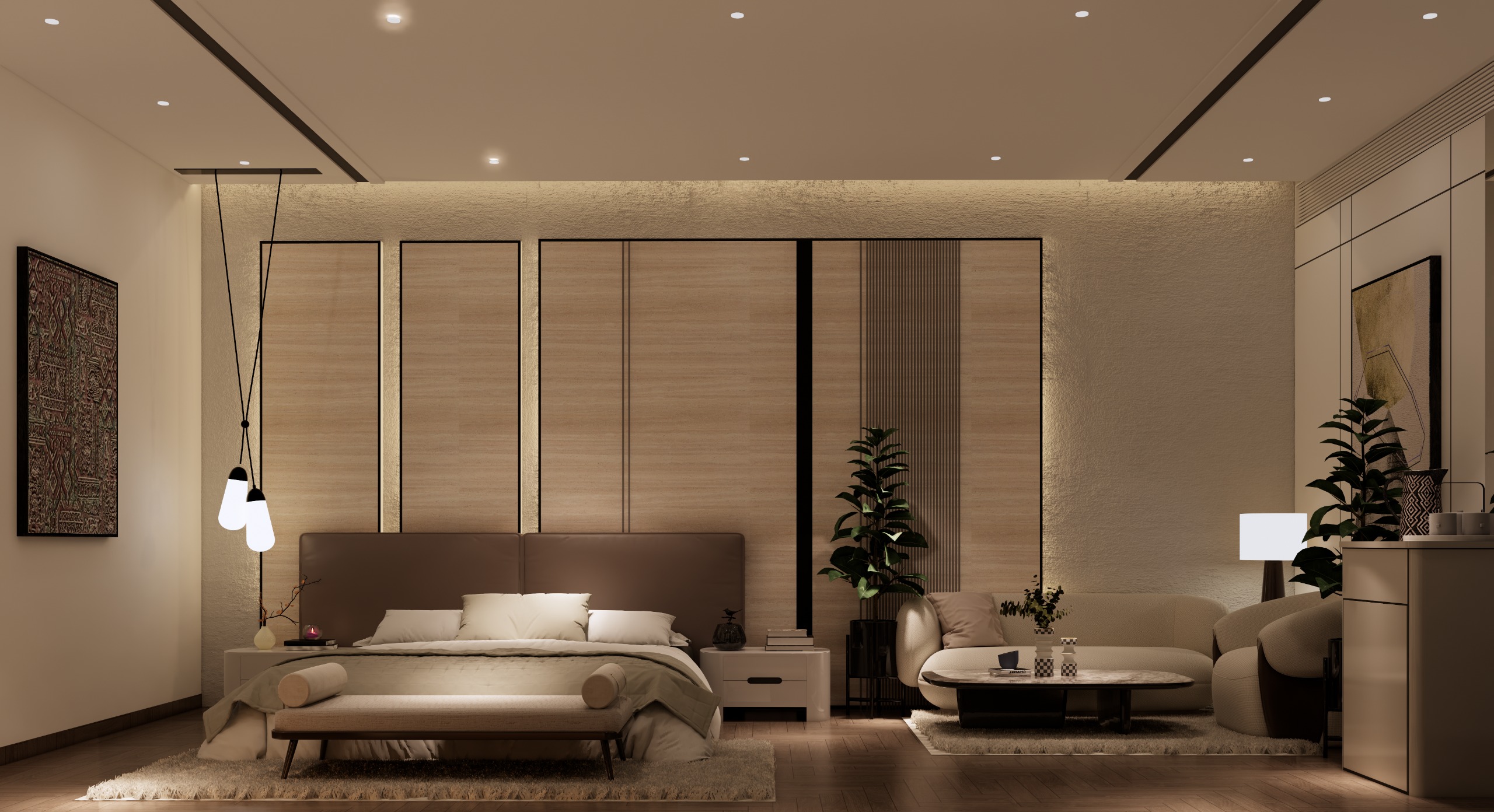 Premium Suite at Hotel Vedantra with living area